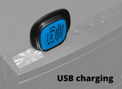 Čepice ARMY s LED svítilnou USB nabíjení Cattara
