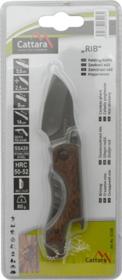Nôž skladací RIB s poistkou 14cm Cattara 13228