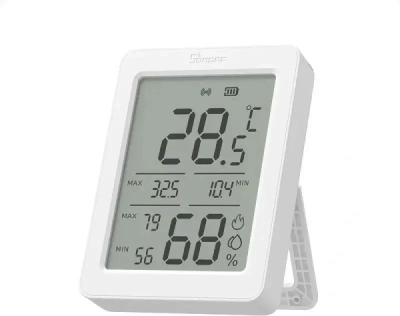 SONOFF SNZB-02DR2 AirGuard TH 3,6" LCD Zigbee senzor teploty a vlhkosti