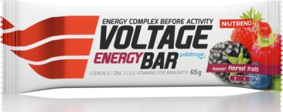 Nutrend Tyčinka VOLTAGE ENERGY BAR 65g lesní plody