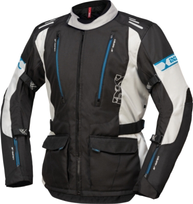 Bunda iXS X55051-394-3XL LORIN-ST X55051 černo-světle šedo-modrý 3XL