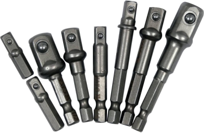 Yato sada adaptérů do vrtačky HEX 1/4" na gola hlavice 8 ks - YT-04639