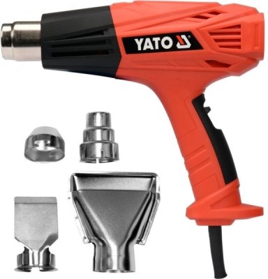 Yato pistole opalovací 2000 W s příslušenstvím, 450 - 600°C - YT-82294