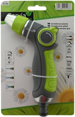 Pistole zavlažovací tryska kov/plast Garvia 20406