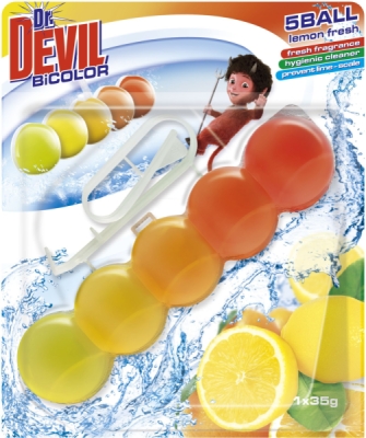 Dr. Devil Bicolor WC 5ball 1x35g Lemon fresh