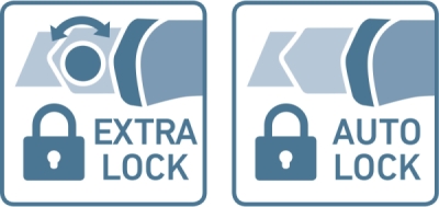Nůž ulamovací s kovovou výztuhou, zásobník, 18mm Auto-lock EXTOL PREMIUM