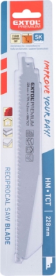 Plátek do pily ocasky s SK zuby, 228x24x1,25mm EXTOL PREMIUM