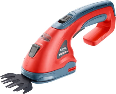 Nůžky na trávu a živé ploty aku s teleskopickou násadou, 7,2V Li-ion, 1500mAh EXTOL PREMIUM