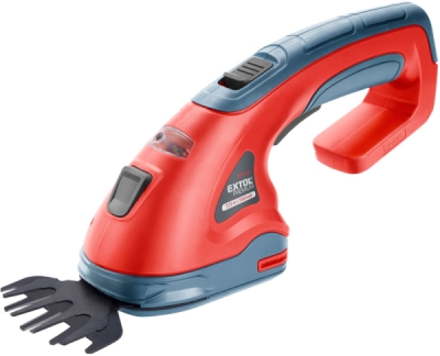 Nůžky na trávu a živé ploty aku s teleskopickou násadou, 7,2V Li-ion, 1500mAh EXTOL PREMIUM