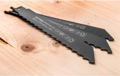 Plátky do pily ocasky 3ks, 240x19x1,5mm, HCS mokré dřevo EXTOL PREMIUM