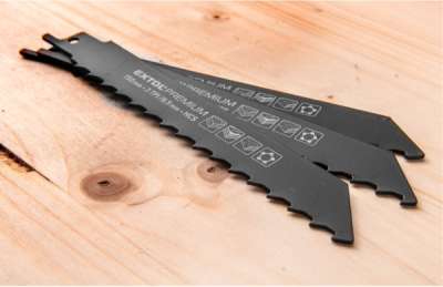 Plátky do pily ocasky 3ks, 240x19x1,5mm, HCS EXTOL PREMIUM