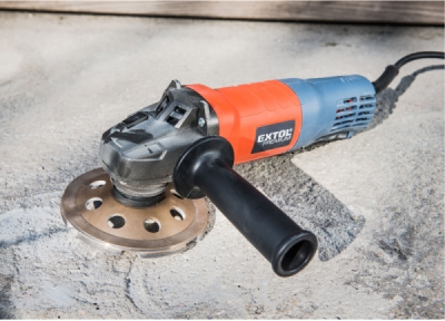 Bruska úhlová s pádlovým vypínačem, 125mm, 900W EXTOL PREMIUM