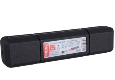 Extol Premium 8825304 momentový klíč 1/4", 1–6 Nm, CrV, přesnost ±3 %, 72 zubů