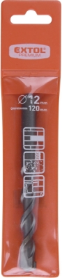 Vrták na beton EXTOL PREMIUM 12x120mm příklepový