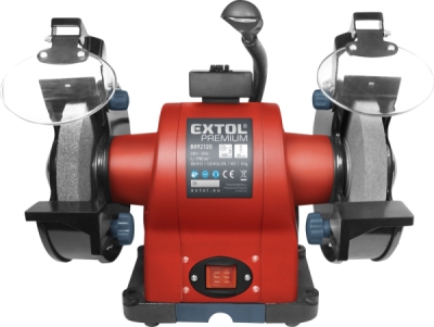 Stolní bruska dvoukotoučová EXTOL PREMIUM 520W