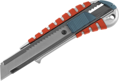 Nůž ulamovací kovový s kovovou výztuhou, 18mm, Auto-lock EXTOL PREMIUM