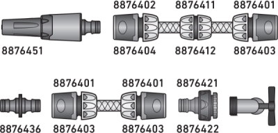 Rychlospojka na hadici, 3/4", STOP ventil EXTOL PREMIUM