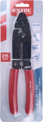 Kleště lisovací/krimpovací na konektory, 215mm EXTOL PREMIUM