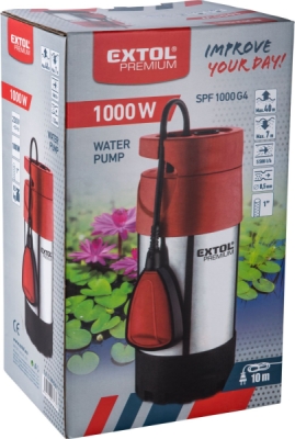 Čerpadlo ponorné tlakové, 1000W, 5500l/h EXTOL PREMIUM