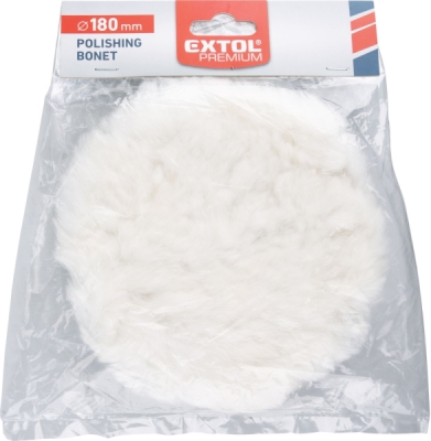 Kotouč leštící, ⌀180mm, ovčí rouno EXTOL PREMIUM