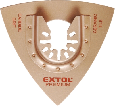 Rašple trojúhelníková, 78mm, karbid, tvrdokov EXTOL PREMIUM