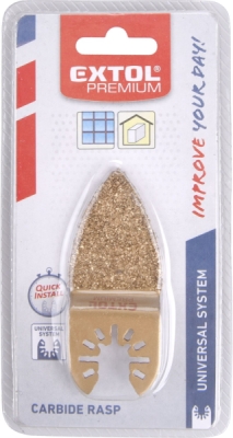 Rašple špičatá, 33mm, karbid, tvrdokov EXTOL PREMIUM