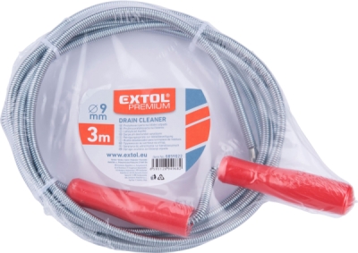 Protahovací pero na čištění odpadů EXTOL PREMIUM 3m x 9mm