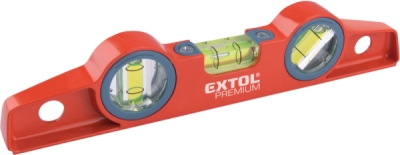 Vodováha kovová s magnety, 250mm EXTOL PREMIUM