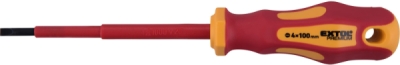 Šroubovák elektrikářský, (-)4x100mm, VDE, CrV EXTOL PREMIUM