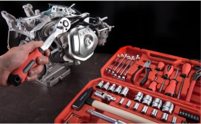 Sada nářadí 55ks, 1/4", 1/2", CrV EXTOL PREMIUM
