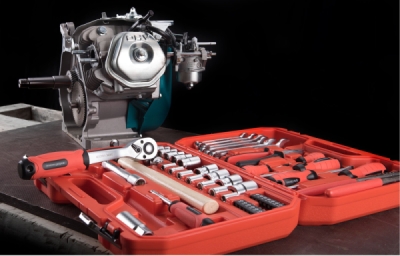Sada nářadí 55ks, 1/4", 1/2", CrV EXTOL PREMIUM