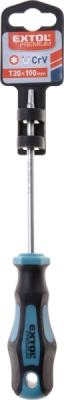 Šroubovák TORX, TTa20x100mm, CrV EXTOL PREMIUM