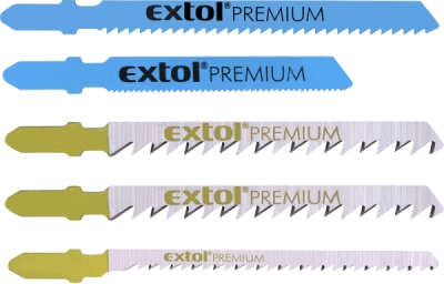 Plátky do přímočaré pily-mix, sada 5ks, Bi-metal, HSS, HCS Bosh EXTOL PREMIUM