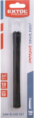 Plátky pilové na kov, sada 10ks, 150mm EXTOL PREMIUM