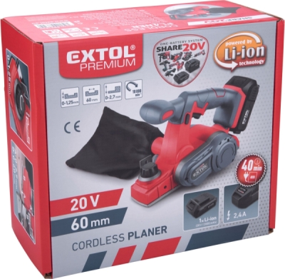 Hoblík aku SHARE20V, 20V Li-ion, 2000mAh EXTOL PREMIUM
