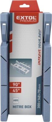 Přípravek na řezání úhlů plastový, 300x140x70mm EXTOL PREMIUM