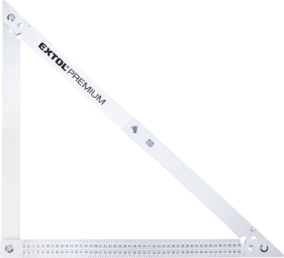 Úhelník stavařský skládací, 600mm, hliníkový EXTOL PREMIUM