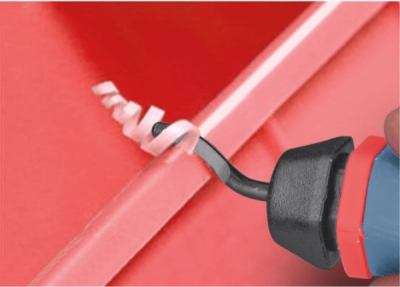 Odhrotovač univerzální, dřík 3,2mm +10ks náhradních čepelí, HSS M35 (5% Co) EXTOL PREMIUM