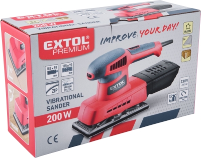 Bruska vibrační, 200W EXTOL PREMIUM