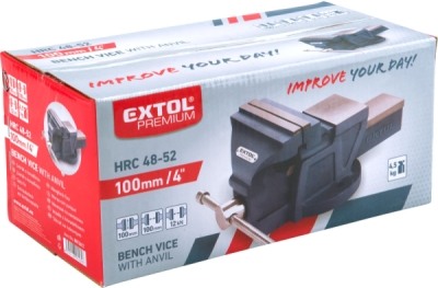 Svěrák s kovadlinou, 100mm EXTOL PREMIUM