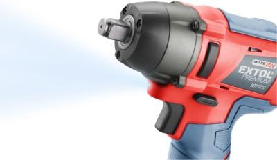Utahovák rázový 1/2" aku SHARE20V, 180Nm, 20V Li-ion, bez baterie a nabíječky EXTOL PREMIUM