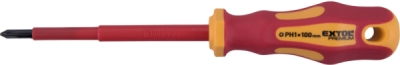 Šroubovák elektrikářský, PH1x100mm, VDE, CrV EXTOL PREMIUM