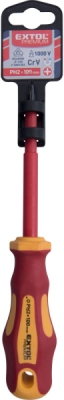 Šroubovák elektrikářský, PH2x100mm, VDE, CrV EXTOL PREMIUM