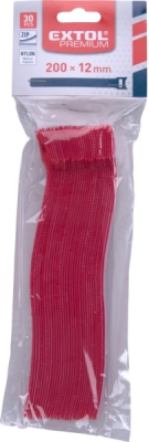 Pásky stahovací VELCRO, 200x12mm, 30ks EXTOL PREMIUM