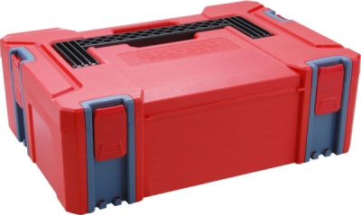 Vrtací šroubovák aku, 12V Li-ion (2x) a bruska úhlová 125mm v plastovém boxu EXTOL PREMIUM