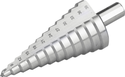 Vrták stupňovitý, ⌀6-39mm, HSS-M2 EXTOL PREMIUM