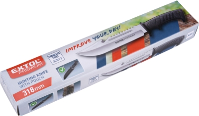 Nůž lovecký nerez, 318/193mm EXTOL PREMIUM