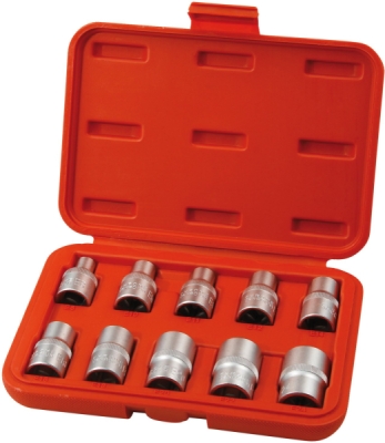 Sada hlavic 1/2" TORX EXTOL PREMIUM 10ks