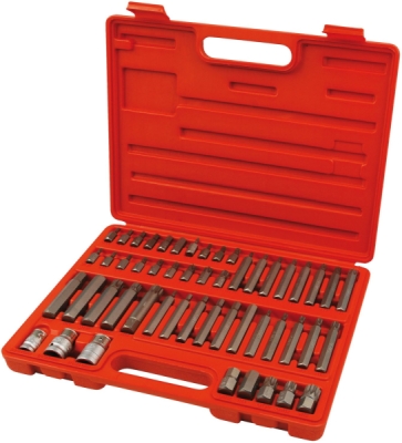 Sada bitů HEX-TORX-XZN EXTOL PREMIUM 51ks