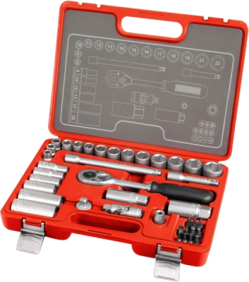 Sada nářadí 3/8"  EXTOL PREMIUM 39ks